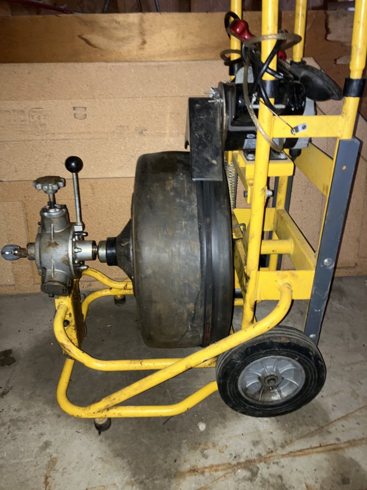 Slide of Straight Arrow Drain Cleaning