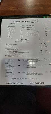 Menu photo 4 Roma Pizza & Italian Cuisine Eustis, FL Menu photo 4 Roma Pizza & Italian Cuisine Eustis, FL