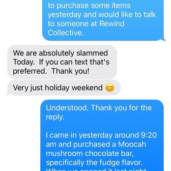 Rewind Collective - Moocah mushroom chocolate bar 1 - Juice Bars & Smoothies Near Me - Big Bear Lake, California