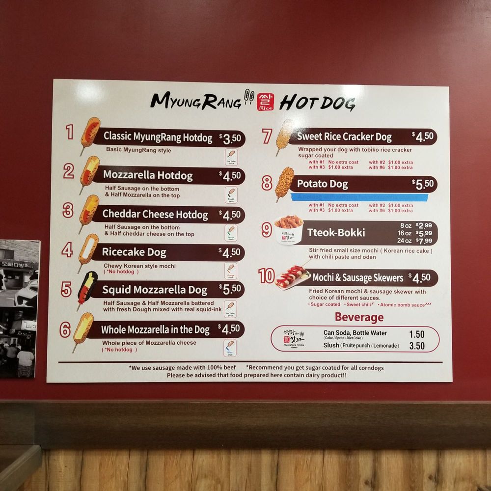 Mr Cow - Menu - Hot Dogs Near Me - Aiea, Hawaii
