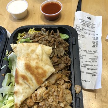 Chicken & Rice Guys - Regular Combo - Halal Near Me - Boston, Massachusetts