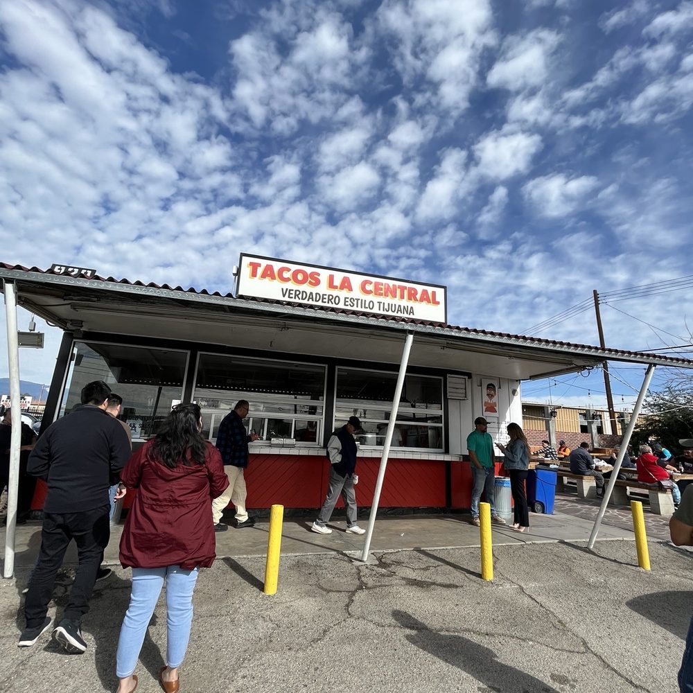 Tacos La Central - a group of people standing outside of a restaurant - Mexican Near Me - Colton, California Tacos La Central - a group of people standing outside of a restaurant - Mexican Near Me - Colton, California