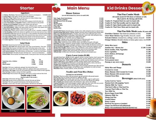 Menu photo 3 Thai Pan Cuisine Encinitas, CA