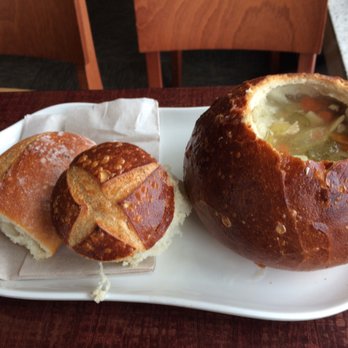 Panera Bread - Chicken noodle soup bread bowl - Sandwiches Near Me - Peoria, Illinois