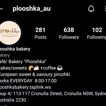 Plooshka - Business Hours - Patisserie/Cake Shop Near Me