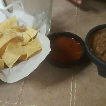 Las Casuelas - This is the reason I come here when I'm traveling through. Bomb beans with salsa and chips. Yummy - Mexican Near Me - Modesto, California