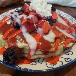 Kids Fresh Berry Pancakes