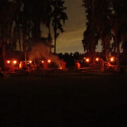 Lake Como Family Nudist Resort - North Grove fire drum circle