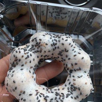 Painted Dough - Black sesame mochi donut - Donuts Near Me - Chino, California Painted Dough - Black sesame mochi donut - Donuts Near Me - Chino, California
