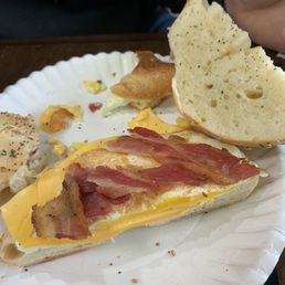 Bacon egg & cheese.