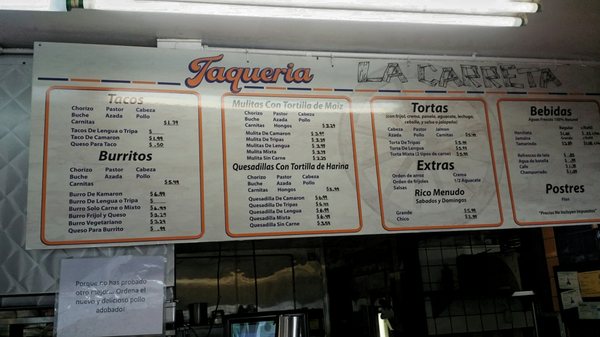 Menu photo 8 La Carreta Los Angeles, CA Menu photo 8 La Carreta Los Angeles, CA