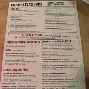 Sharps Roasthouse - Great food - American Near Me - SeaTac, Washington