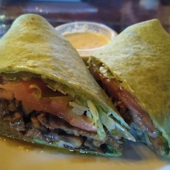 Midway Cafe - Ribeye steak sandwich in wrap form. - American Near Me - Fort Thomas, Kentucky