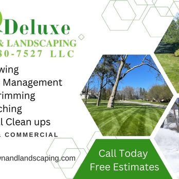 Deluxe Lawn and Landscaping - We are now accepting new clients for the 2023 season! Call us today for all of your lawn care, snow & ice management, and landscaping needs! - Lawn Services Near Me Deluxe Lawn and Landscaping - We are now accepting new clients for the 2023 season! Call us today for all of your lawn care, snow & ice management, and landscaping needs! - Lawn Services Near Me
