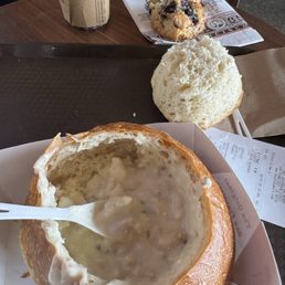 Very tasty clam chowder