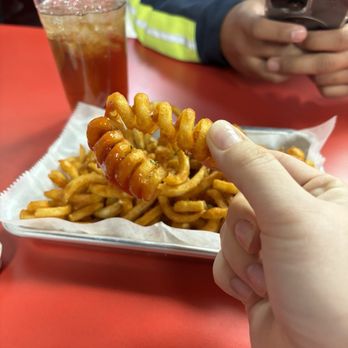 The Dogfather - Curly fries - Hot Dogs Near Me - San Antonio, Texas The Dogfather - Curly fries - Hot Dogs Near Me - San Antonio, Texas