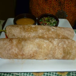 Restaurant Bambú - Burritos de tofu con verduras.