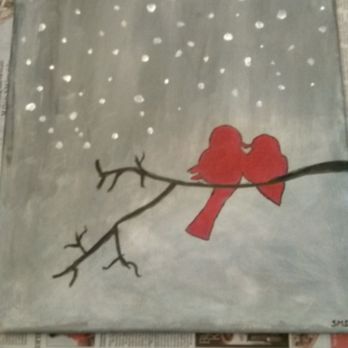 Yaymaker - My "Baby, it's cold Outside" creation - Paint & Sip Near Me