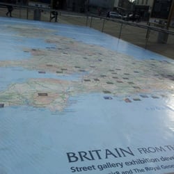 The Big Screen - Huge map of Great Britain
