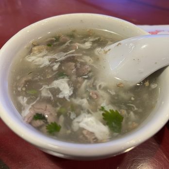 Bo Bo Garden - Beef & Cilantro with Egg Drop Soup - Chinese Near Me - Doraville, Georgia