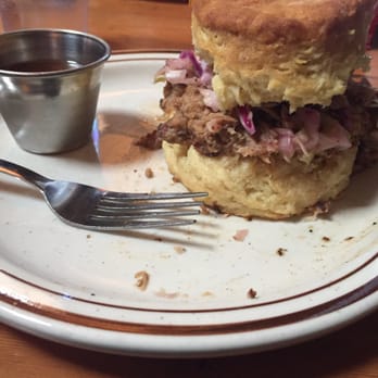 Pine State Biscuits - The BBQ Biscuit was awesome. The meat melts in your mouth! - Southern Near Me - Portland, Oregon Pine State Biscuits - The BBQ Biscuit was awesome. The meat melts in your mouth! - Southern Near Me - Portland, Oregon
