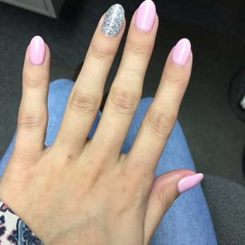 Atraction Nails - new gel mani over gel extensions - Nail Salons Near Me - Wallington, New Jersey