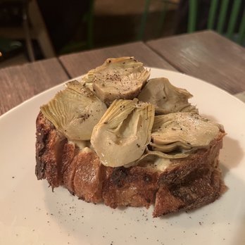 Terre - Artichokes crostino - Italian Near Me - Brooklyn, New York