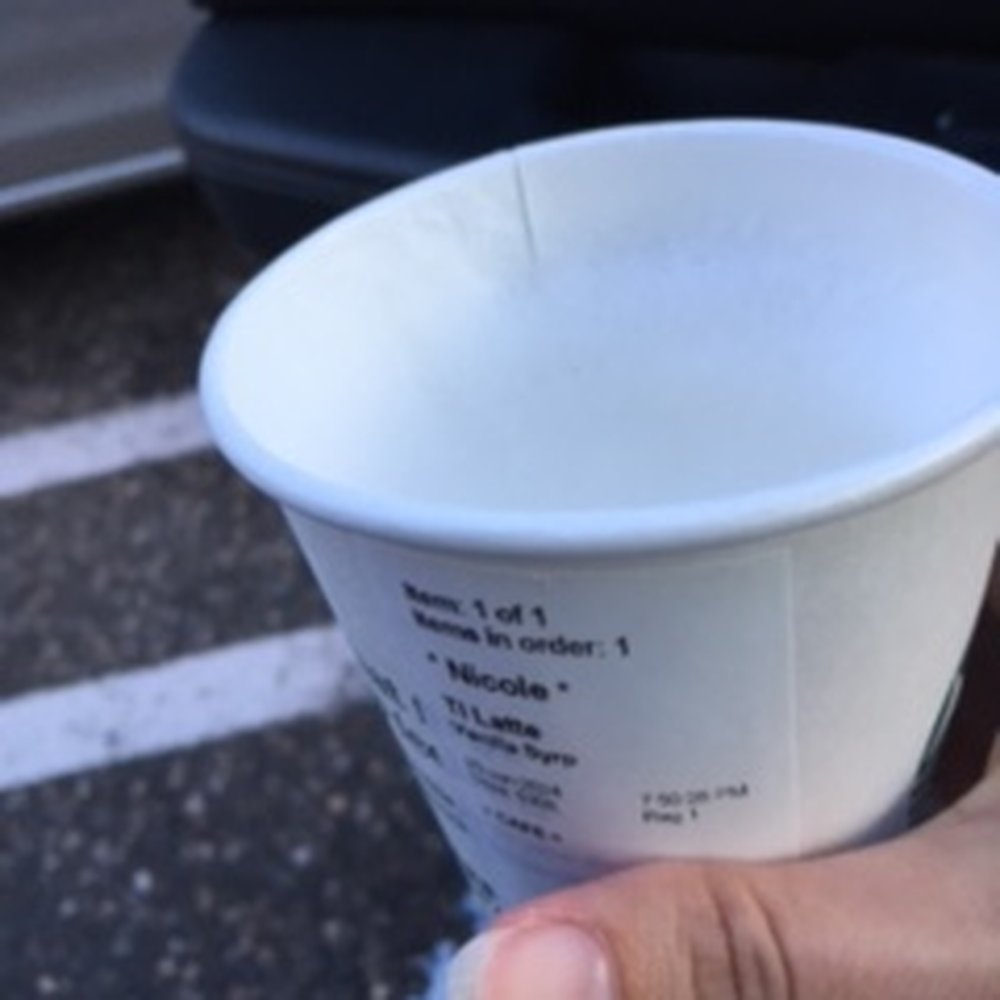 Starbucks - Where is the coffee? #fuckedupmydrink #puresteamedmilk - Coffee & Tea Near Me - Levittown, New York