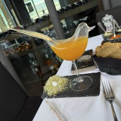 La Buena Barra - My husband ordered this bird drink. It's called tipsy parrot.
