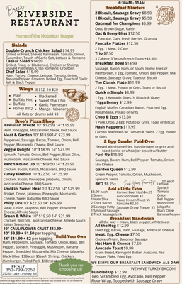 Menu photo 5 Bree's Riverside Restaurant Brooksville, FL