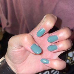 Perfect Nails & Co - Not as obvious in the photo, but they are very thick at the tips and look like globs of paint