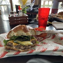 The Bison Grill - Bison burger