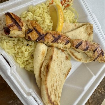 Mr. Gyro's - Grilled Chicken Skewer Kids Meal with one side (rice)~ - Greek Near Me - Jupiter, Florida