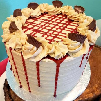 Queen of Cakes - One of her specialty cakes Peanut Butter and Jelly cake - Bakeries Near Me - Crystal River, Florida