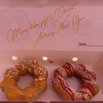 Mochinut - Bakersfield - Mango sticky rice and strawberry funnel cake - Donuts Near Me - Bakersfield, California Mochinut - Bakersfield - Mango sticky rice and strawberry funnel cake - Donuts Near Me - Bakersfield, California