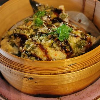 XO Restaurant - Monthly special, Chinese- style steamed hamachi kama. - Asian Fusion Near Me - Honolulu, Hawaii