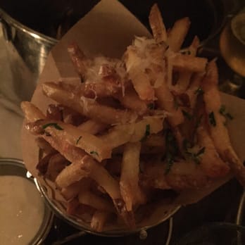 Flex Mussels - Parma truffle fries ($12). - Seafood Near Me - New York, New York