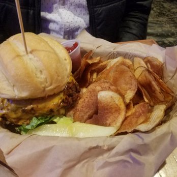 Wisconsinburger - Veggie one with house chips - Burgers Near Me - Spokane, Washington Wisconsinburger - Veggie one with house chips - Burgers Near Me - Spokane, Washington