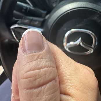 Milano Nail Spa Humble - Weird shape ... more uneven polish - Nail Salons Near Me - Humble, Texas Milano Nail Spa Humble - Weird shape ... more uneven polish - Nail Salons Near Me - Humble, Texas