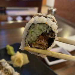 Ginza Sushi & Cajun Seafood - Salmon Skin Cucumber Roll $5.95