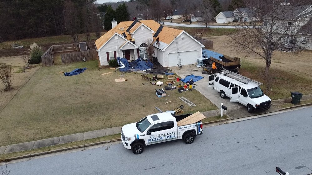 Slide of Galian Roofing