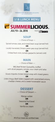 Menu photo 1 DV Bar Bistro Toronto, ON
