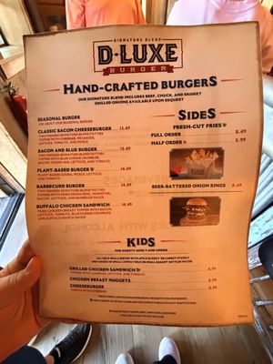 Menu photo 3 D-Luxe Burger Lake Buena Vista, FL Menu photo 3 D-Luxe Burger Lake Buena Vista, FL
