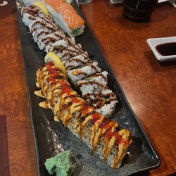 Alaska and Aberdeen Rolls. Forgot what the front one was. All delicious!!!