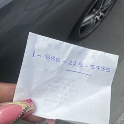 Shell - The number provided