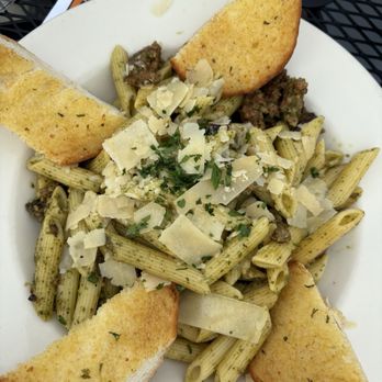 Christo's On Alki - Pesto pasta - Greek Near Me - Seattle, Washington