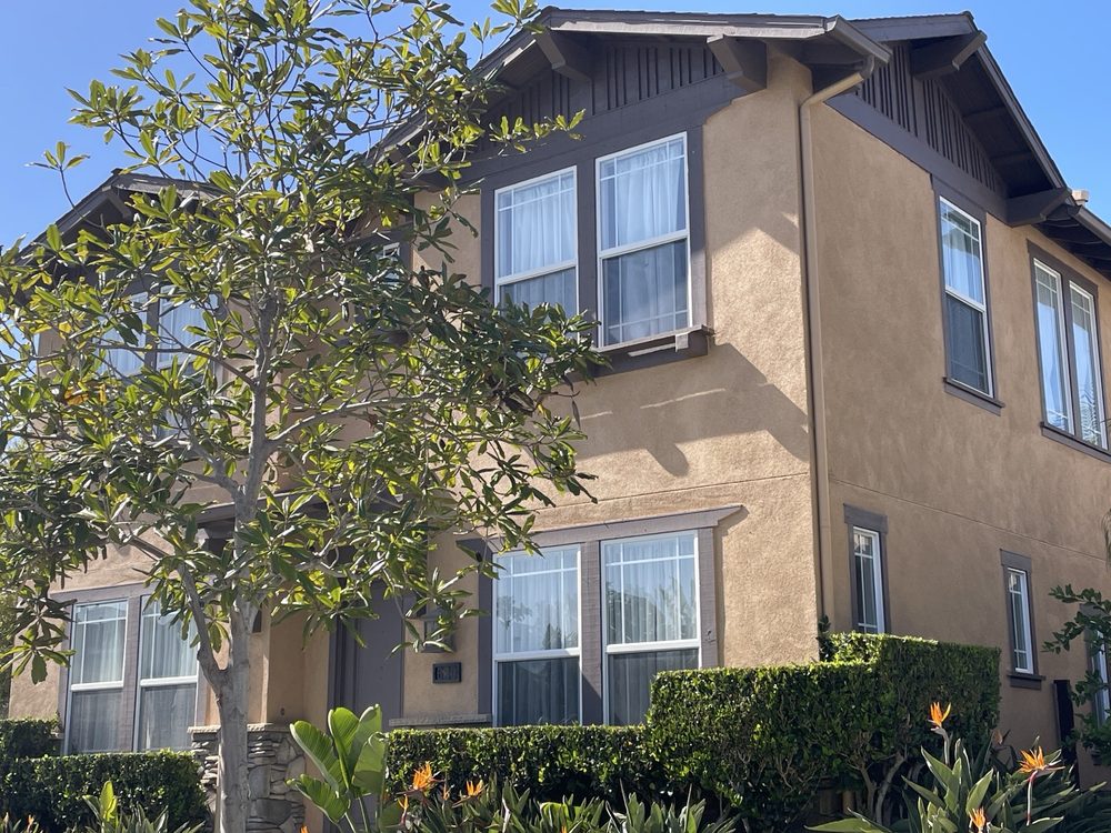 Tree removal or cleanup equipment on site