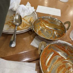 Whats left of the Chicken Tikka Masala Curry and Butter Chicken Curry