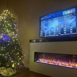 Electric Fireplace with AV. Electric Fireplace with AV.