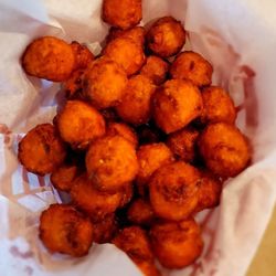 Outcast Bar And Grill - Sweet potato tater tots. Fabulous.